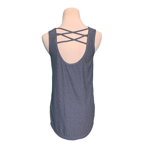 Mondetta gray sleeveless Active relaxed tanktop size Small - Picture 2 of 7